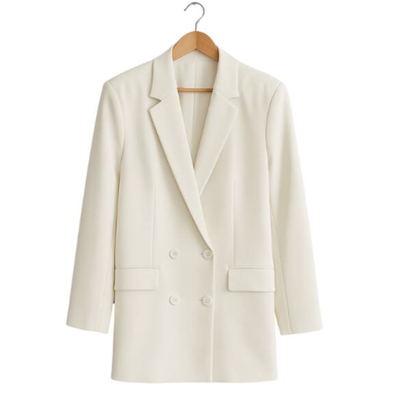 Bardot Maison Split Back Blazer in Orchid White – NWOT – Size Small - Picture 4 of 4